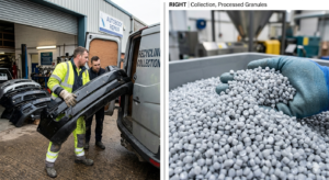 Car bumper collection and recycling UK - from workshop pickup to processed PP granules