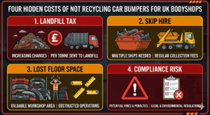 Four hidden costs of not recycling car bumpers for UK bodyshops