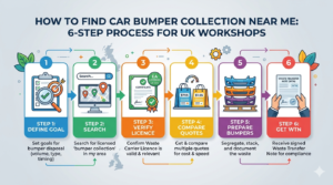 How to find car bumper collection near me - 6-step process for UK workshops