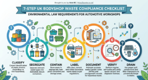 7-step UK bodyshop waste compliance checklist