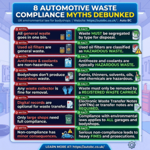 8 automotive waste compliance myths debunked