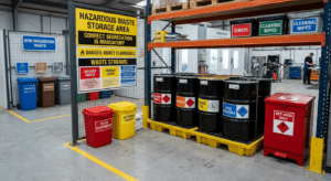 Correct hazardous waste segregation